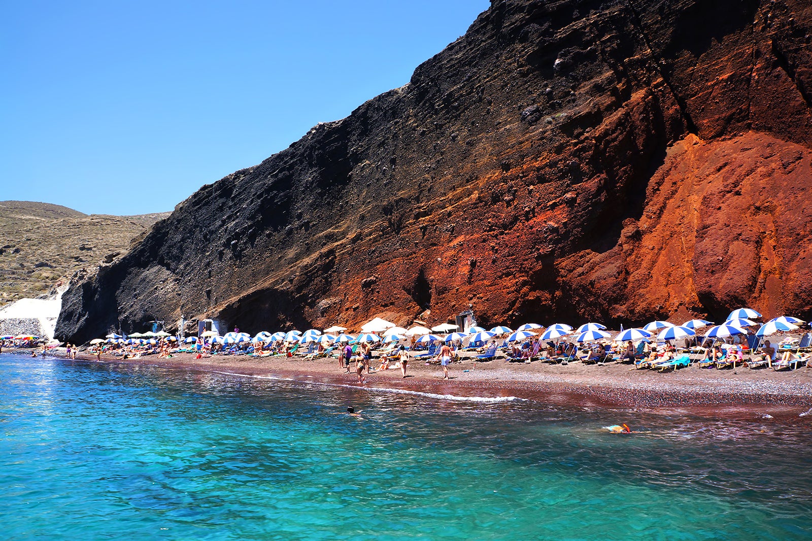 beach tour santorini