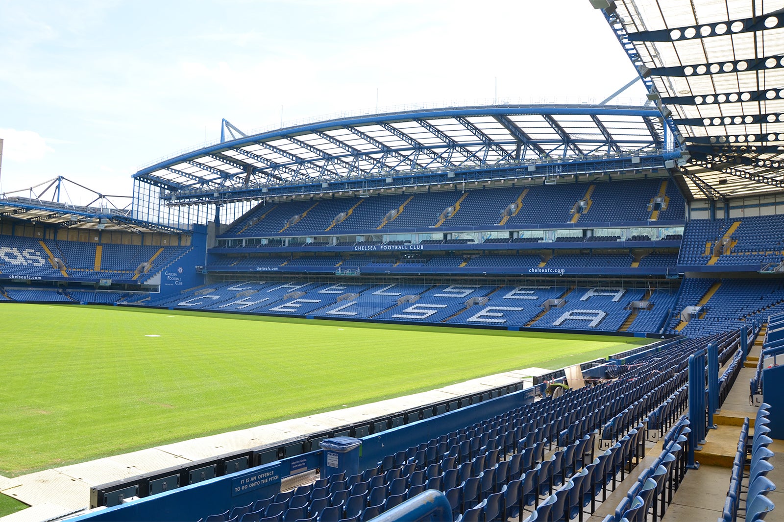 Stamford Bridge Chelsea Football Club West Stand London -  UK