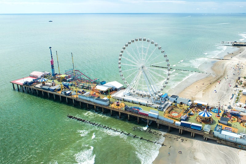 Steel Pier in Atlantic City - Find Amusements, Food, and More Over