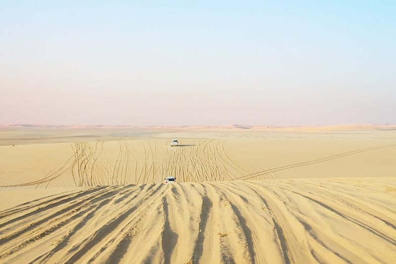 Qatar's Desert Dunes: Unveiling Hidden Gems - Adventures at the Mesaieed Sand Dunes