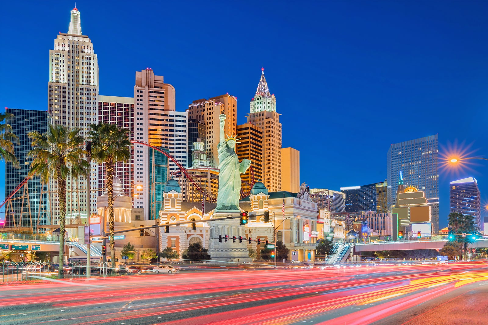 Las Vegas Nevada Roller Coaster at New York New York Hotel