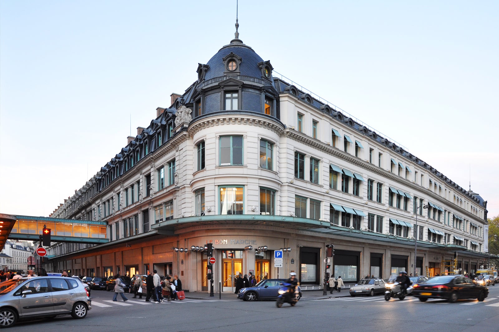 France, Paris, interior of the big store Le Bon Marche Stock Photo