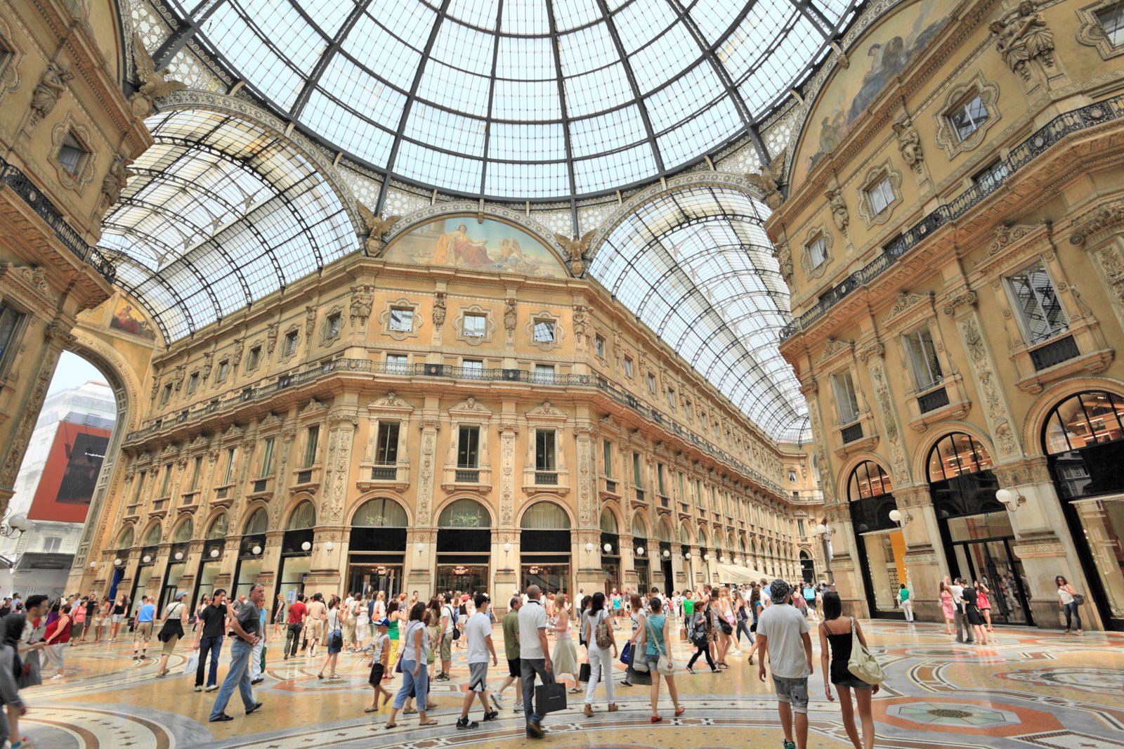 High-tech Louis Vuitton building lights up like a giant lantern at