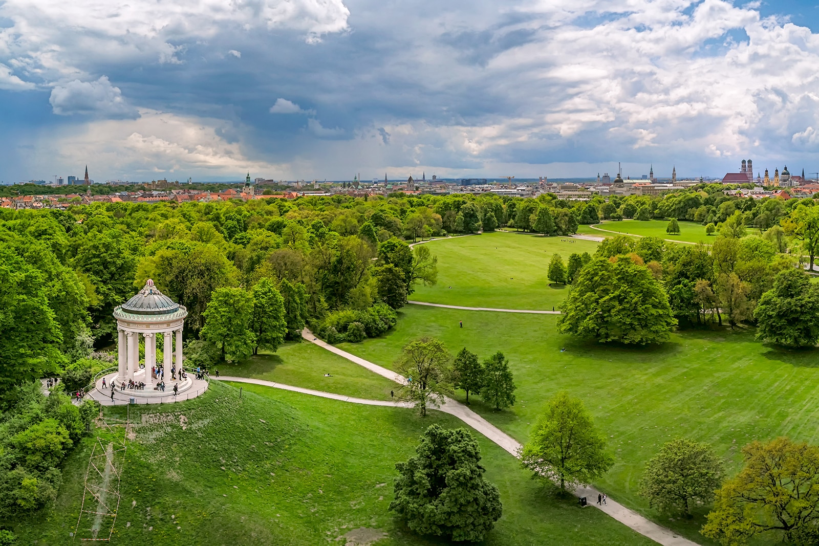 Фото английский сад в мюнхене