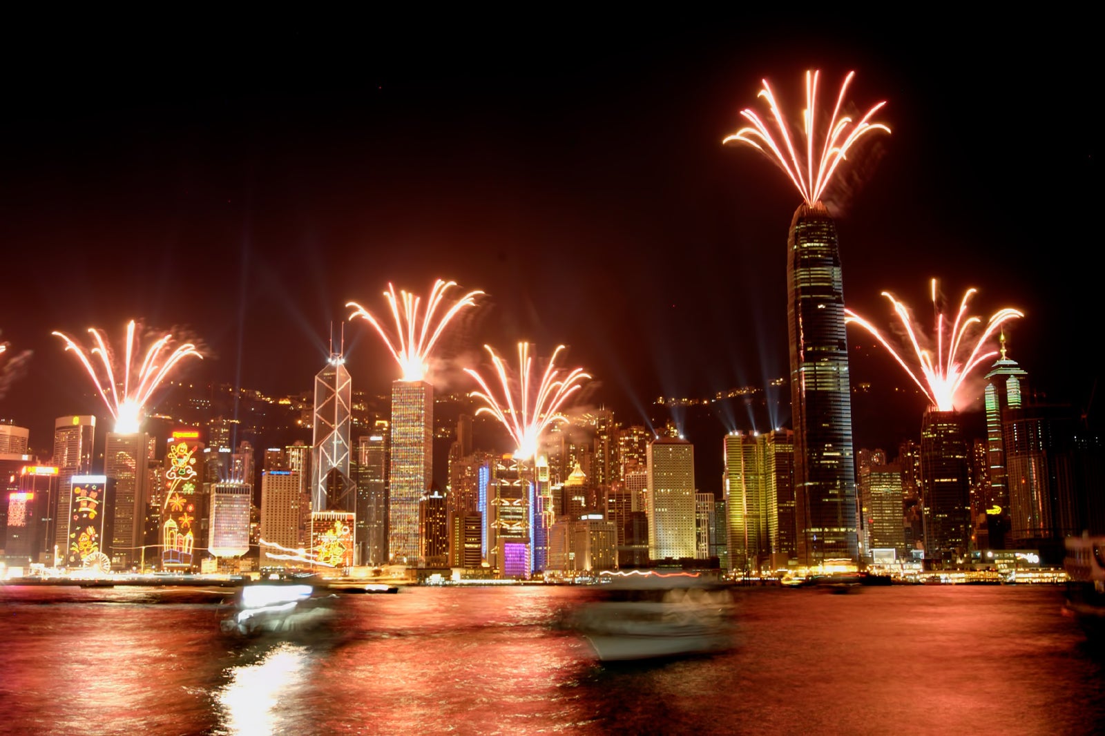 Symphony of Lights Hong Kong Light and Sound Show at Victoria Harbour