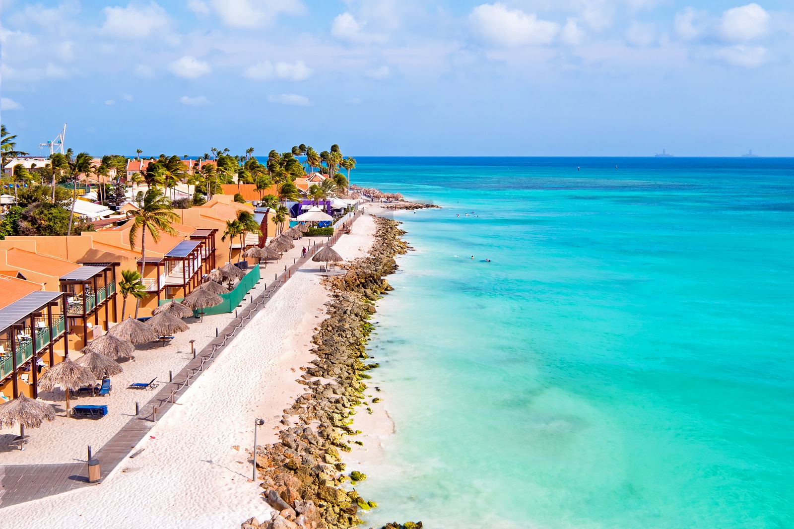 tourist city in aruba