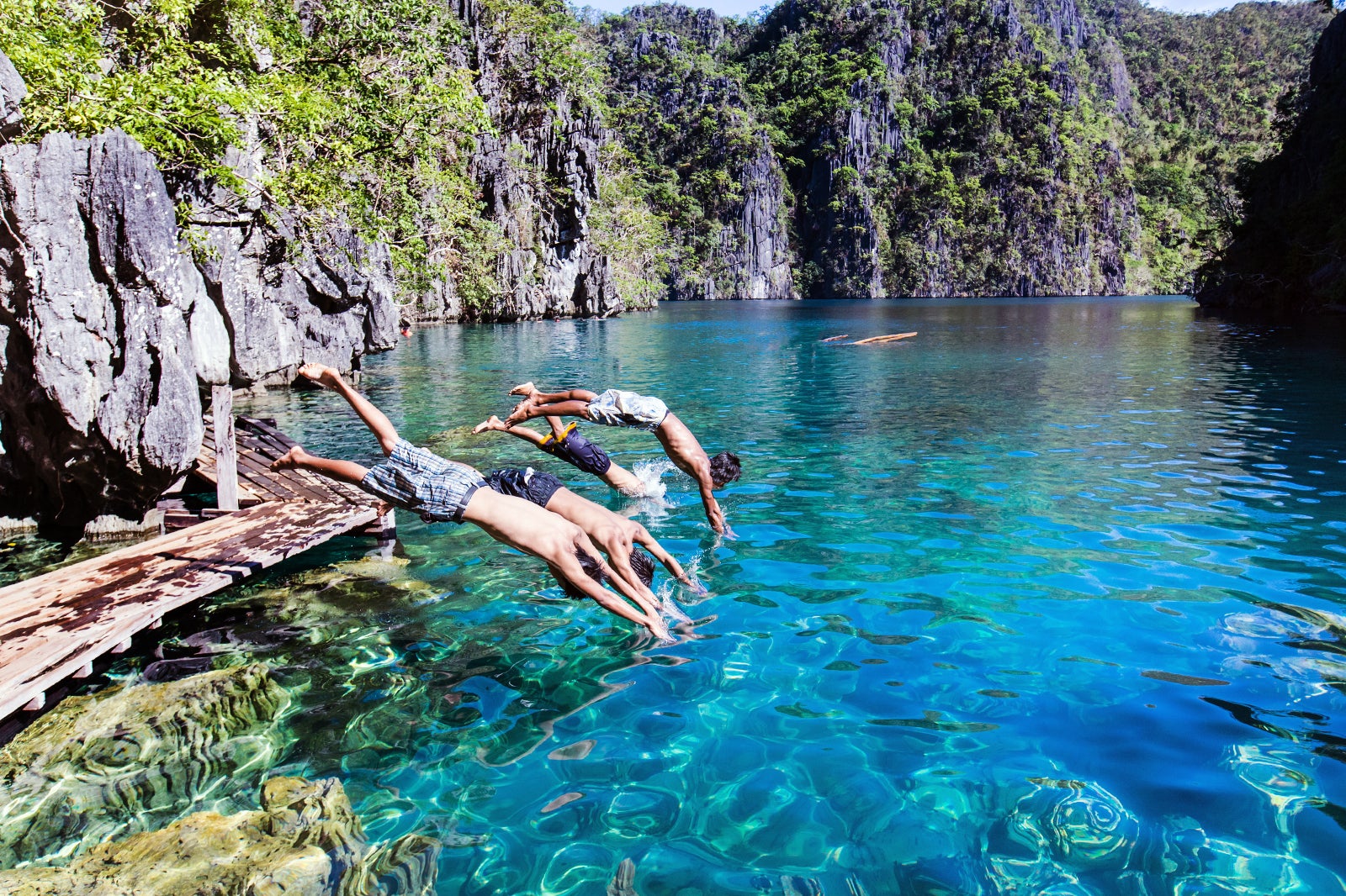 Crystal clear waters of Coron, Palawan