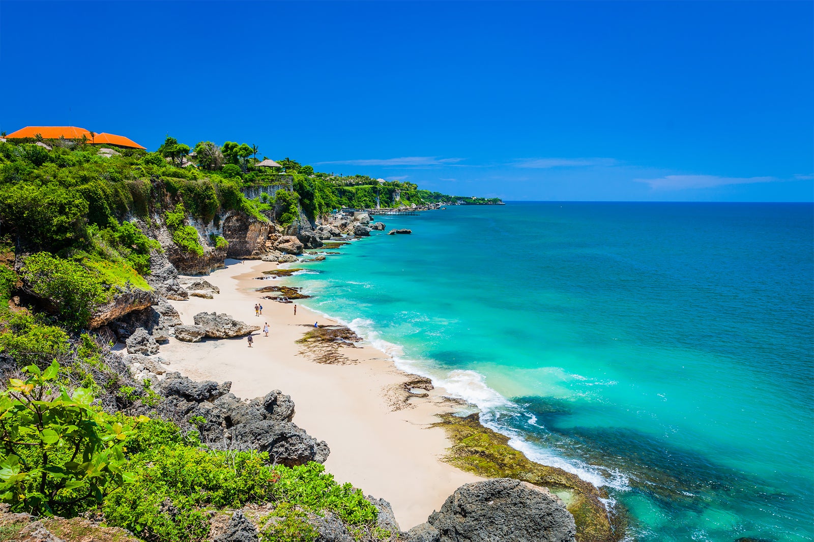 tourist beach bali indonesia