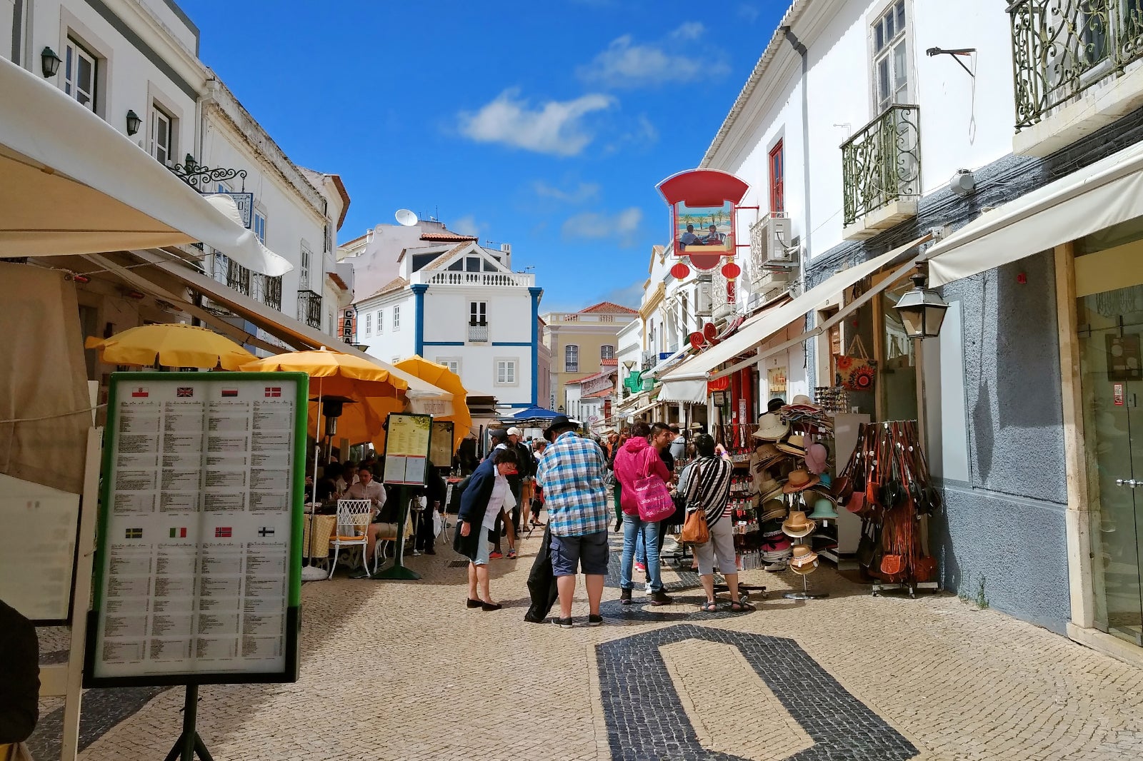 Large location map of Algarve in Portugal, Algarve