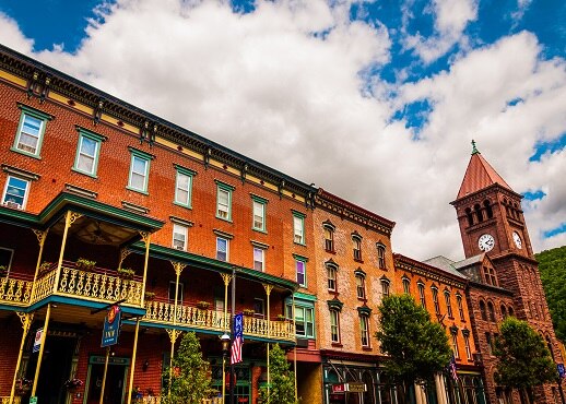 mauch chunk opera house jim thorpe pennsylvania