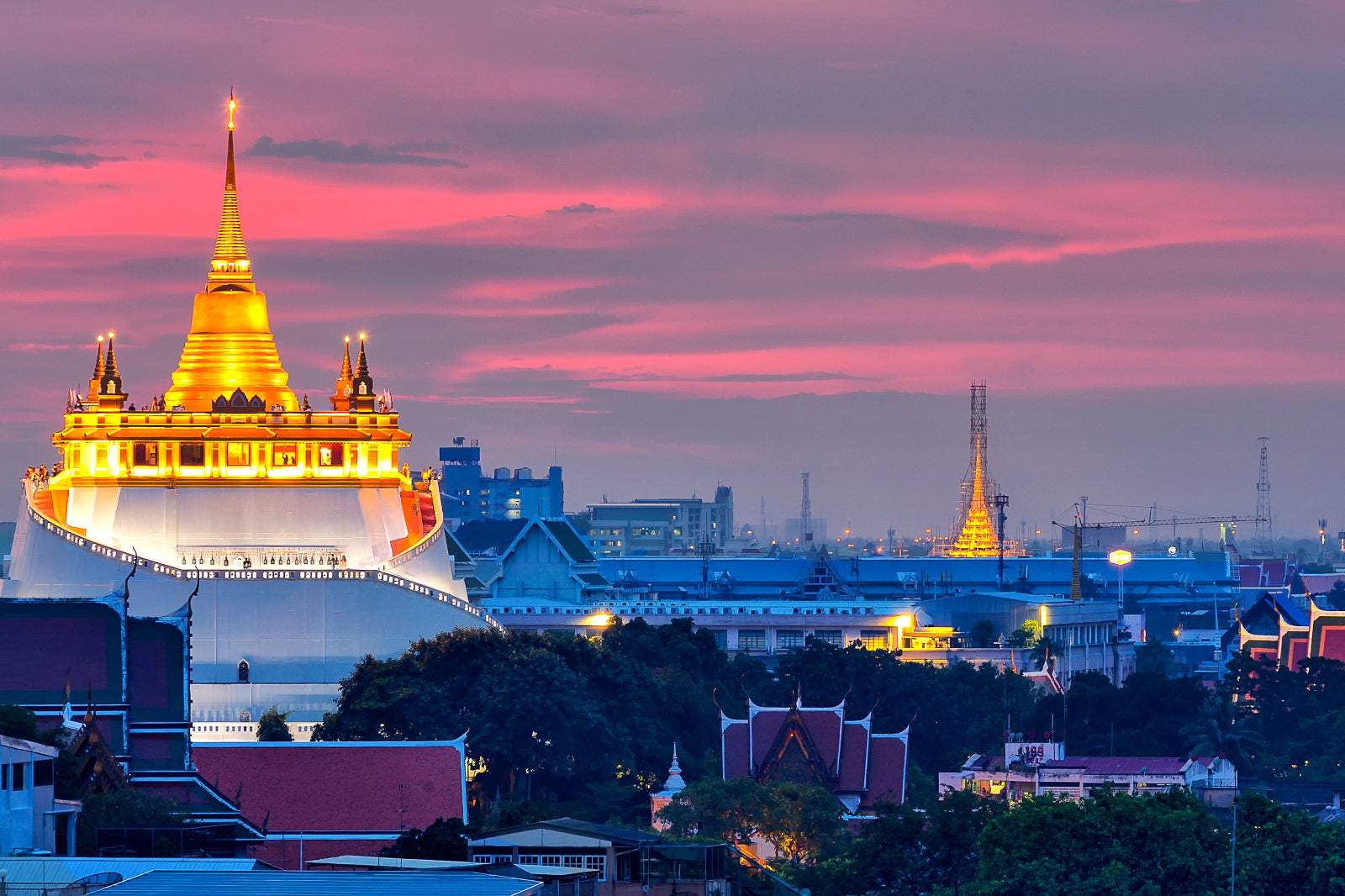 Wat Saket In Bangkok Temple Of The Golden Mount Go Guides