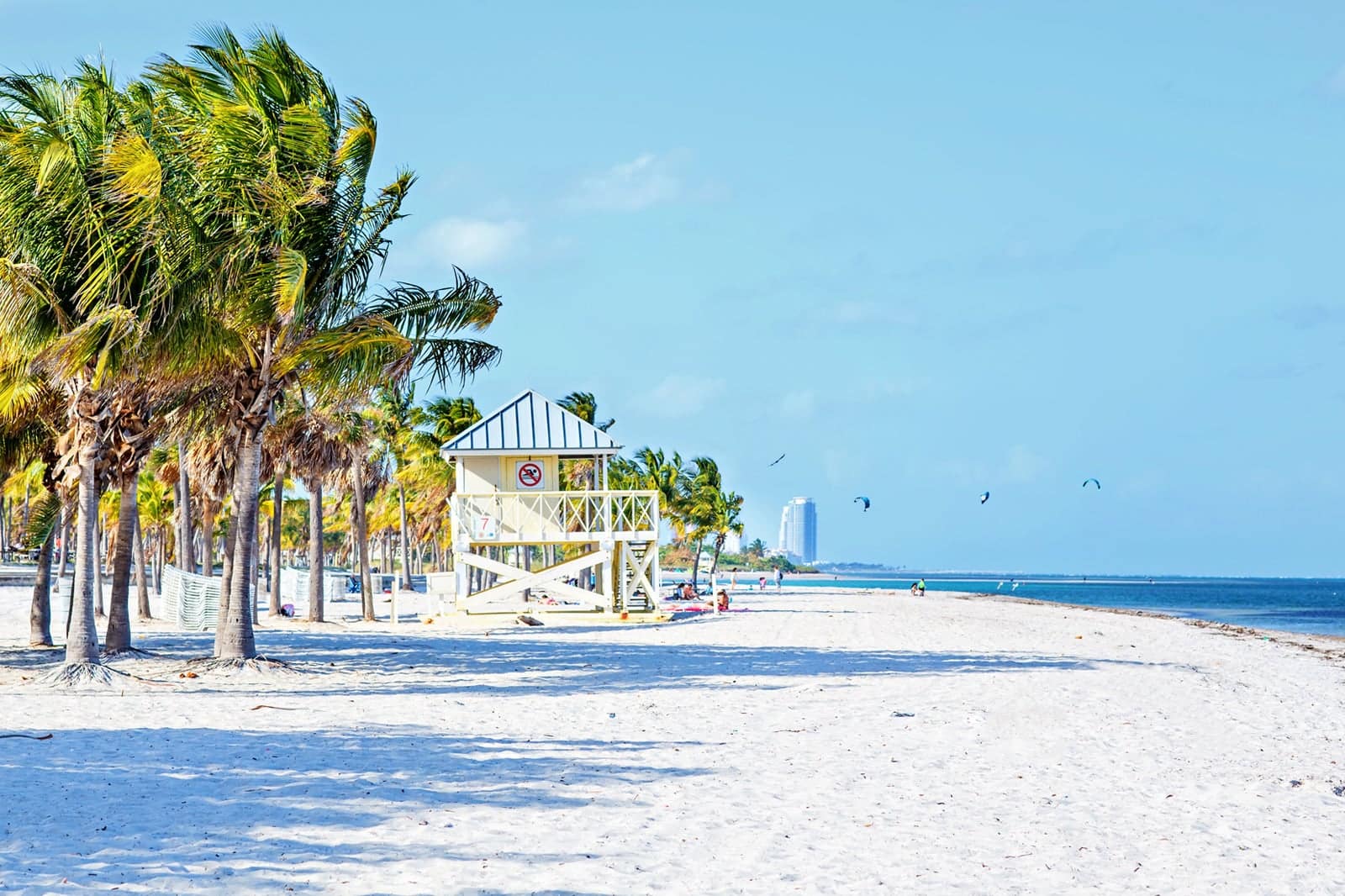 Key Biscayne Beach near Miami - The Barrier Island’s Main Attraction ...