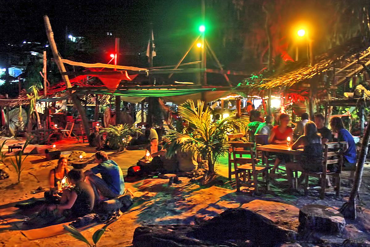 Sunflower Beach Bar in Phi Phi Cool Night Spot on Loh Dalum Beach