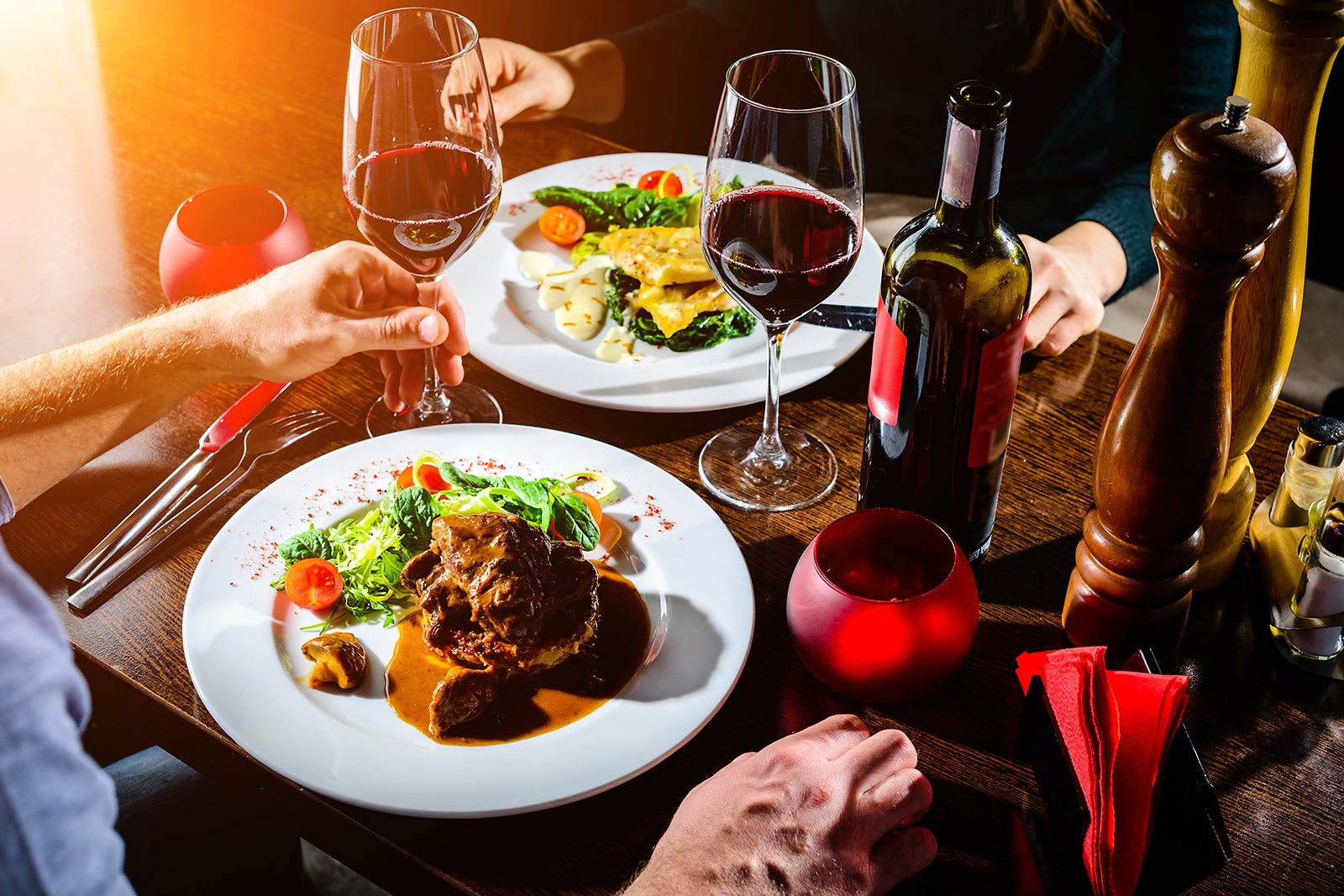 Romantic restaurants near me